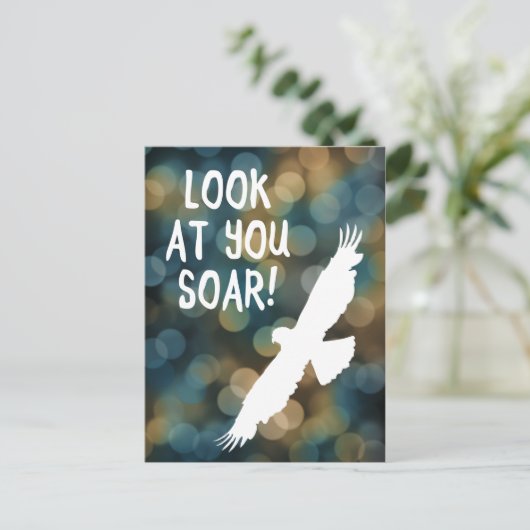 kijk eens naar je zand briefkaart (Staand voorkant)