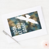 kijk eens naar je zand rechthoekige sticker (Envelop)