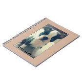 Kijk eens naar me Cute dog notebook Notitieboek (Linkerzijde)