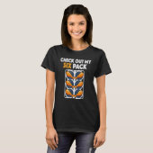 Kijk eens naar mijn Six Pack Fried Chicken Breaded T-shirt (Voorkant volledig)