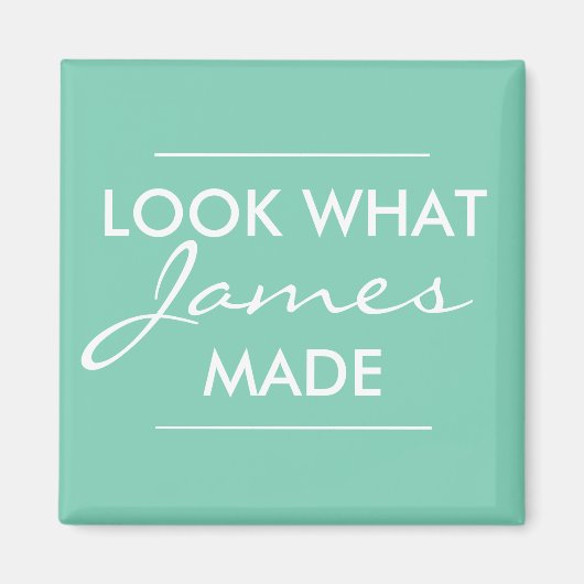 Kijk eens wat je kind gemaakt heeft... magneet (Voorkant)