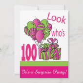 Kijk eens wie 100 is | 100ste verjaardag kaart (Voorkant)