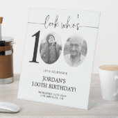 Kijk eens wie 100 is | Foto 100ste verjaardag Reclamebord Met Voetstuk (Insitu)