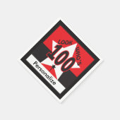 Kijk eens wie 100 jaar oud is | 100e verjaardag servetten (Hoek)