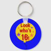 Kijk eens wie 16 is sleutelhanger (Voorkant)