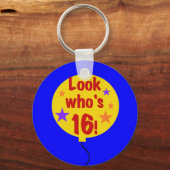 Kijk eens wie 16 is sleutelhanger (Voorkant)