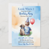 Kijk eens wie 1 is | Jongens eerste verjaardagsfee Kaart (Voorkant)