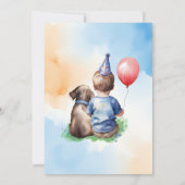 Kijk eens wie 1 is | Jongens eerste verjaardagsfee Kaart (Achterkant)