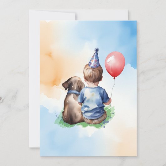 Kijk eens wie 1 is | Jongens eerste verjaardagsfee Kaart (Achterkant)