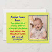 Kijk eens wie 1 jaar is / verjaardag kaart (Achterkant)