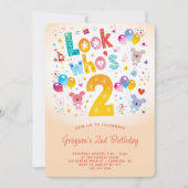 Kijk eens wie 2e verjaardag is kaart (Voorkant)