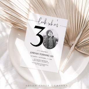 Kijk eens wie 30 is   Foto 30e verjaardag uitnodig Kaart