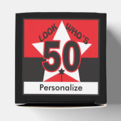 Kijk eens wie 50 jarig is bedankdoosjes (Bovenkant)