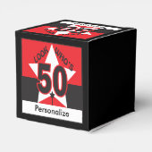 Kijk eens wie 50 jarig is bedankdoosjes (Achterkant)