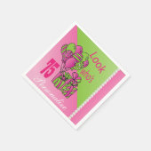 Kijk eens wie 75 is | 75ste verjaardag servetten (Hoek)