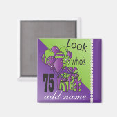 Kijk eens wie 75 is magneet (Voorkant / Achterkant)