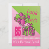 Kijk eens wie 85 wordt | 85ste verjaardag kaart (Voorkant)