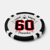 Kijk eens wie er 00 is | 00e verjaardag - Personal Poker Chips (Enkel)