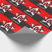 Kijk eens wie er 100 is | 100e verjaardag cadeaupapier (Hoek)