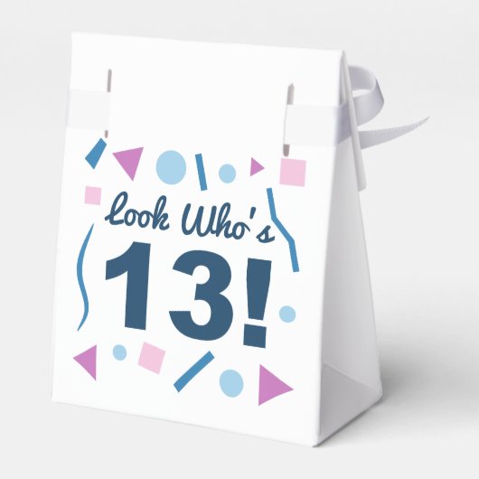 Kijk eens wie er 13 zijn bedankdoosjes (Achterkant)