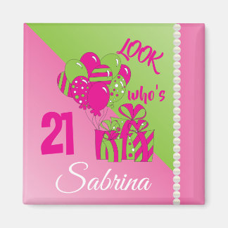 Kijk eens wie er 21 zijn | 00e verjaardag - Roze e Magneet