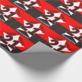 Kijk eens wie er 21 zijn cadeaupapier (Hoek)