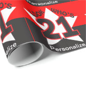 Kijk eens wie er 21 zijn cadeaupapier (Rol Hoek)