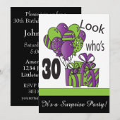 Kijk eens wie er 30 is | 30e verjaardag kaart (Voorkant / Achterkant)