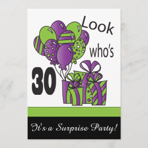 Kijk eens wie er 30 is   30e verjaardag kaart