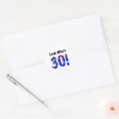 Kijk eens wie er 30 is ronde sticker (Envelop)