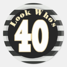 Kijk eens wie er 40 Stickers zijn