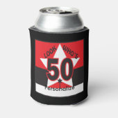 Kijk eens wie er 50 is - 's avonds blikjeskoeler (Blikje Achterkant)