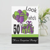 Kijk eens wie er 50 zijn | 50e verjaardag kaart (Staand voorkant)