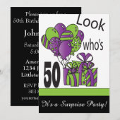 Kijk eens wie er 50 zijn | 50e verjaardag kaart (Voorkant / Achterkant)