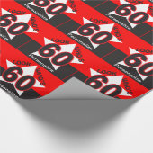 Kijk eens wie er 60 zijn | 60e verjaardag | DIY-na Cadeaupapier (Hoek)