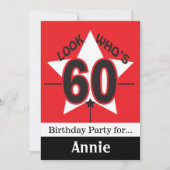 Kijk eens wie er 60 zijn | 60e verjaardag | DIY-te Kaart (Voorkant)