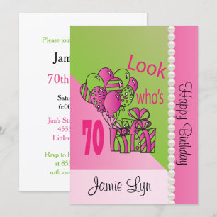 Kijk eens wie er 70 zijn   70e verjaardag kaart