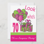 Kijk eens wie er 70 zijn | 70e verjaardag kaart (Voorkant)