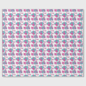 Kijk eens wie er 85 is in Pink & Turquoise3 - 85th Cadeaupapier (Vlak)