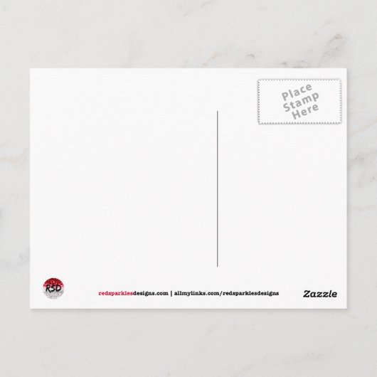 Kijk eens wie er 8 draait briefkaart (Achterkant)