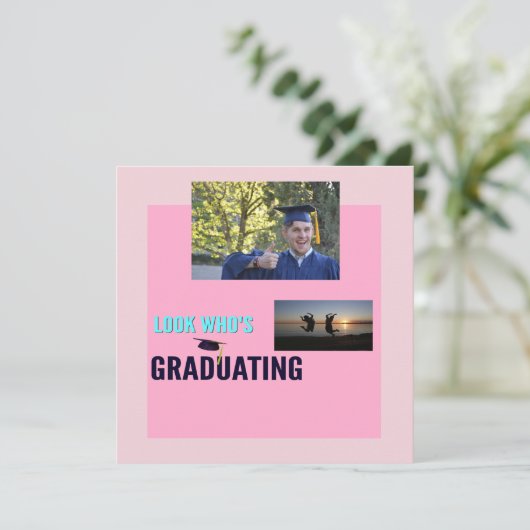 Kijk eens wie er aan het studeren is! kaart (Staand voorkant)