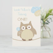 Kijk eens wie er een babyjongen is. kaart (Staand voorkant)