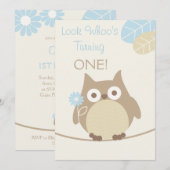 Kijk eens wie er een babyjongen is. kaart (Voorkant / Achterkant)