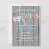 Kijk eens wie er een Twins Baby shower Card heeft Kaart (Voorkant)