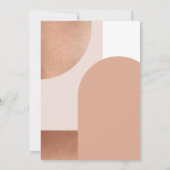 Kijk eens wie er gehuwde Geometric Blush Foto krij Save The Date (Achterkant)