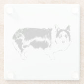 Kijk eens wie er kijkt glazen onderzetter (Achterkant)