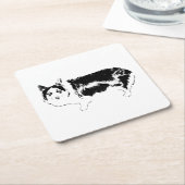 Kijk eens wie er kijkt kartonnen onderzetters (Schuin)