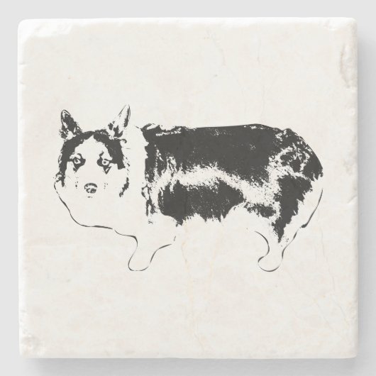 Kijk eens wie er kijkt stenen onderzetter (Voorkant)