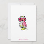 Kijk eens wie er zojuist een roze-vogel aankondigi aankondiging (Achterkant)