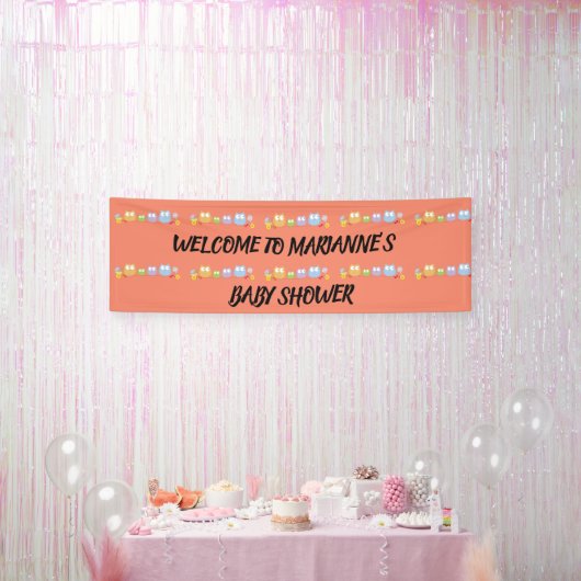 Kijk eens wie’s baby uil Welkom banner kunst (Feest)